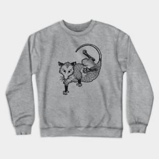 A Levity of Animals: Playing 'Possum Crewneck Sweatshirt